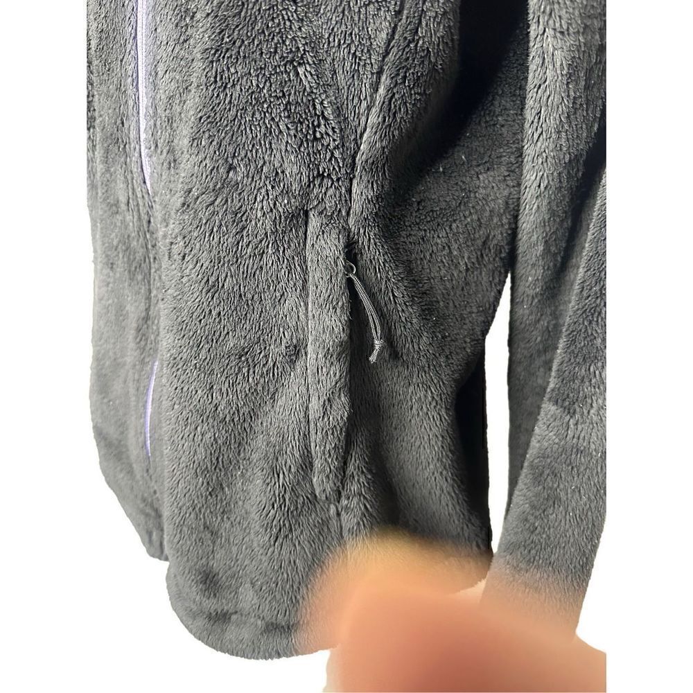 The North Face Osito 2 Black Lavender Plush Zip Up Jacket Women’s Size Small - Picture 5 of 13